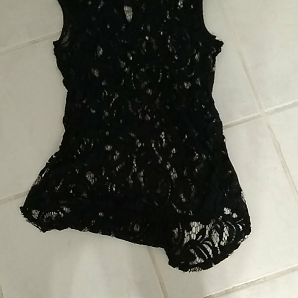 Lacy see through shirt
